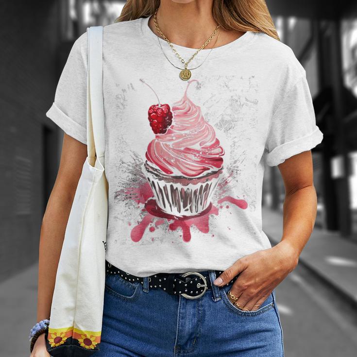 Cupcake-Weinlese T-Shirt Geschenke für Sie