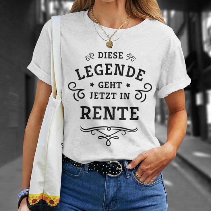 Dese Legende Geht Jetzt In Rente This Legend Goes Now In T-Shirt Geschenke für Sie