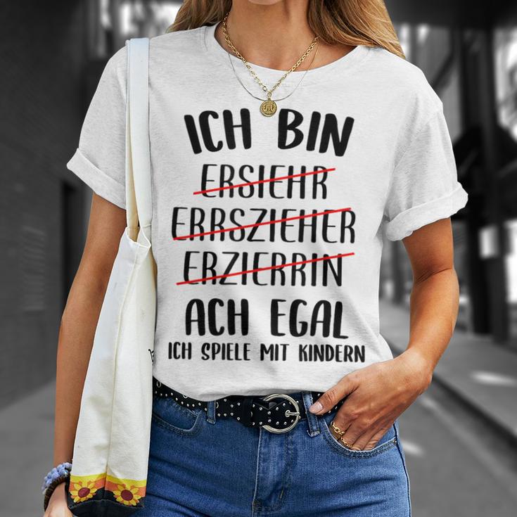 Educator With Slogan T-Shirt Geschenke für Sie