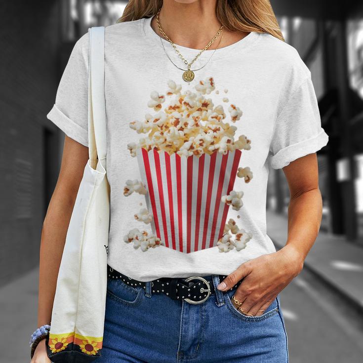 Fancy Dress & Carnival Retro Popcorn Costume Blue T-Shirt Geschenke für Sie