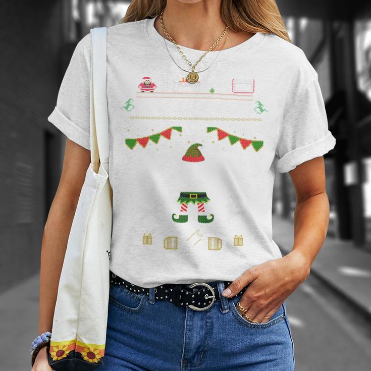 Christmas Elf For Gamers Elf 11 Gaming I Bims 1 Nerd Long-Sleeved T-Shirt Geschenke für Sie