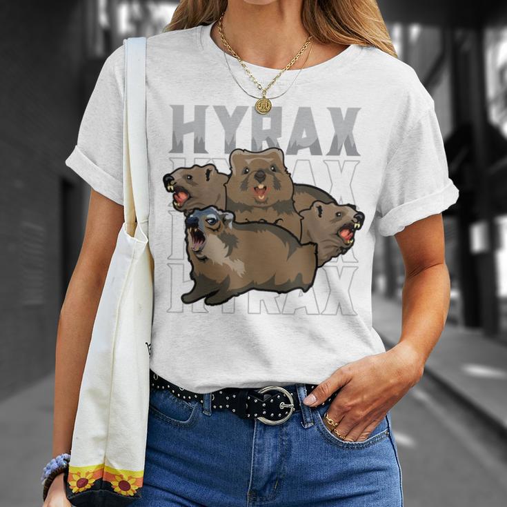 Rock Hyrax Meme Dassie Cute Animal Lover Gray T-Shirt Geschenke für Sie