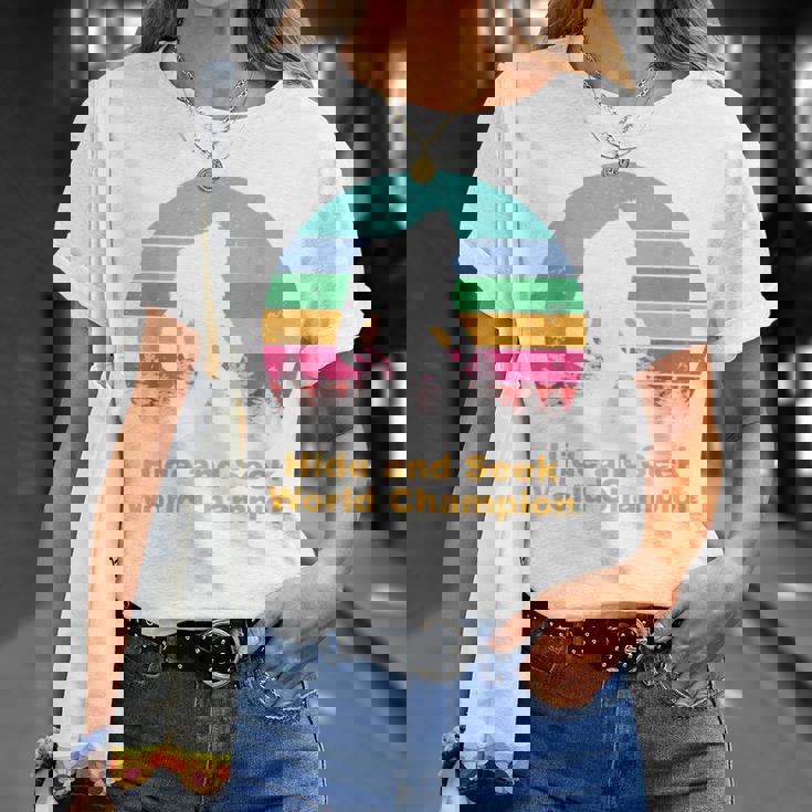 Humoristique Avec Idée Cadeau Hide And Seek T-Shirt Cadeaux pour elle