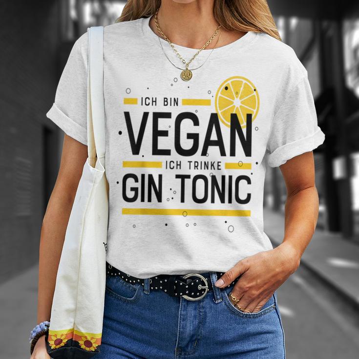 Ich Binegan Ich Trinke Gin Tonic X Lecker Gin T-Shirt Geschenke für Sie