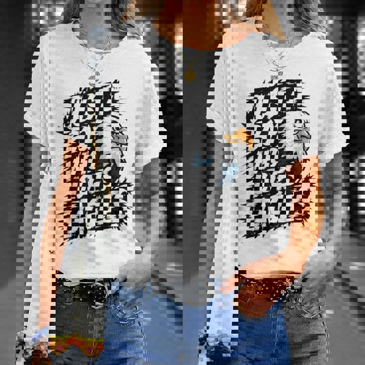 Just A Boy Who Loves Eagles Lover Boys Eagle T-Shirt Gifts for Her