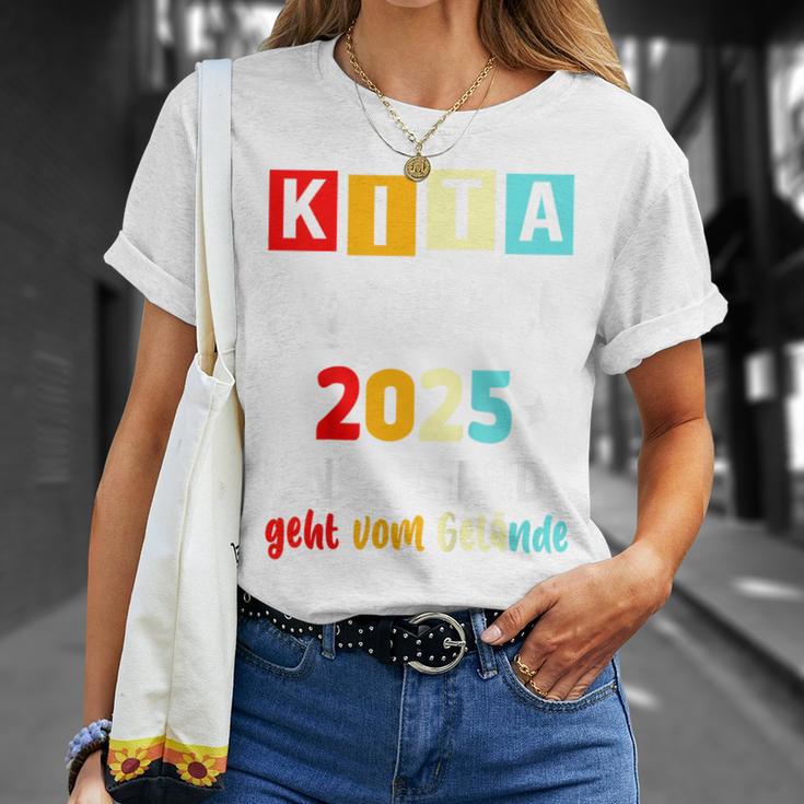 Kinder Kita Abgänger 2025 Schulkind Einschulung Schule Letzter Tag T-Shirt Geschenke für Sie