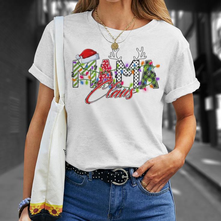 Mama Claus Family Matching Group Ugly Christmas Jumper T-Shirt Geschenke für Sie