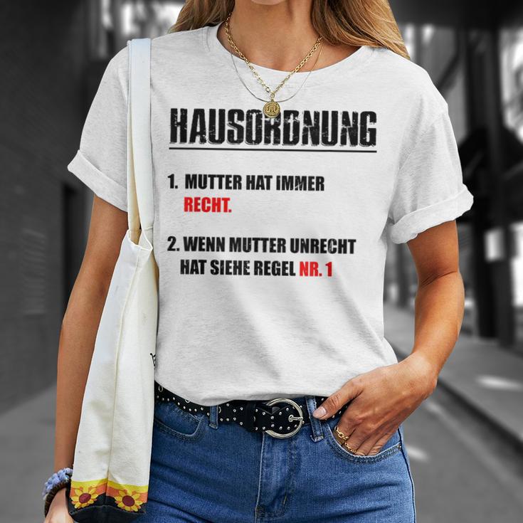 Mutterhat Immer Recht T-Shirt Geschenke für Sie