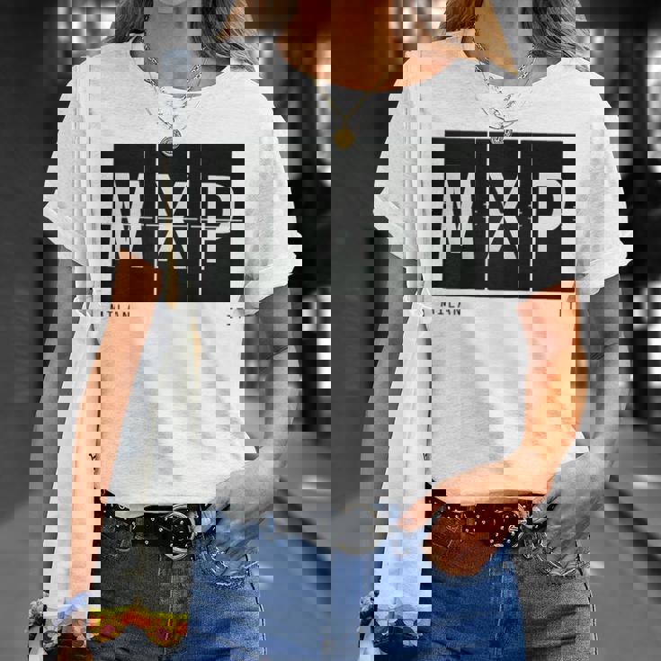 Mxp Milan It Italien Retro Flughafen Code Weltreisender Raglan T-Shirt Geschenke für Sie