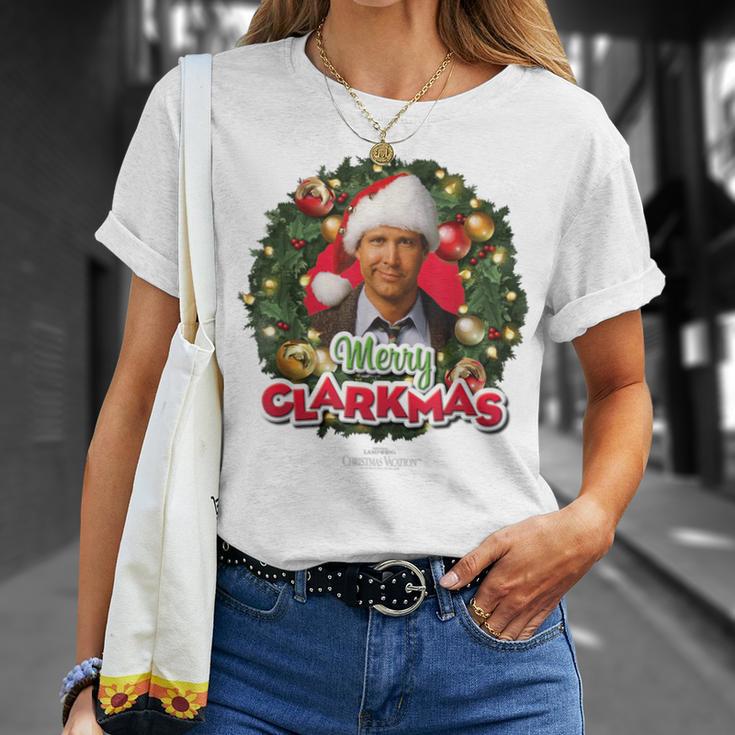 National Lampoon's Christmasacation Merry Clarkmas Blue T-Shirt Geschenke für Sie