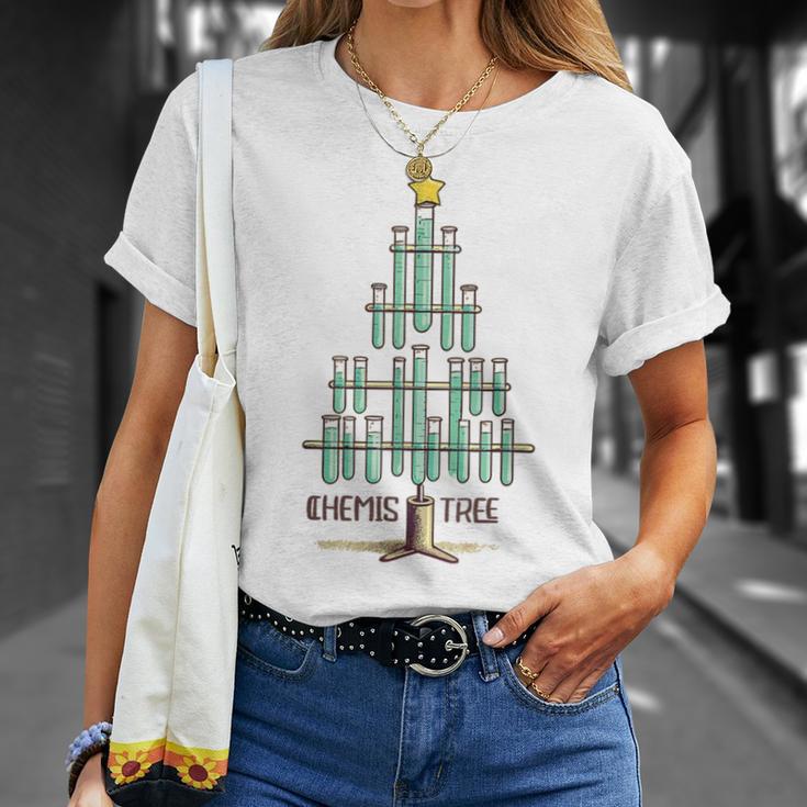 Oh Chemistree Christmas For Chemistry Teacher Chemistree T-Shirt Geschenke für Sie