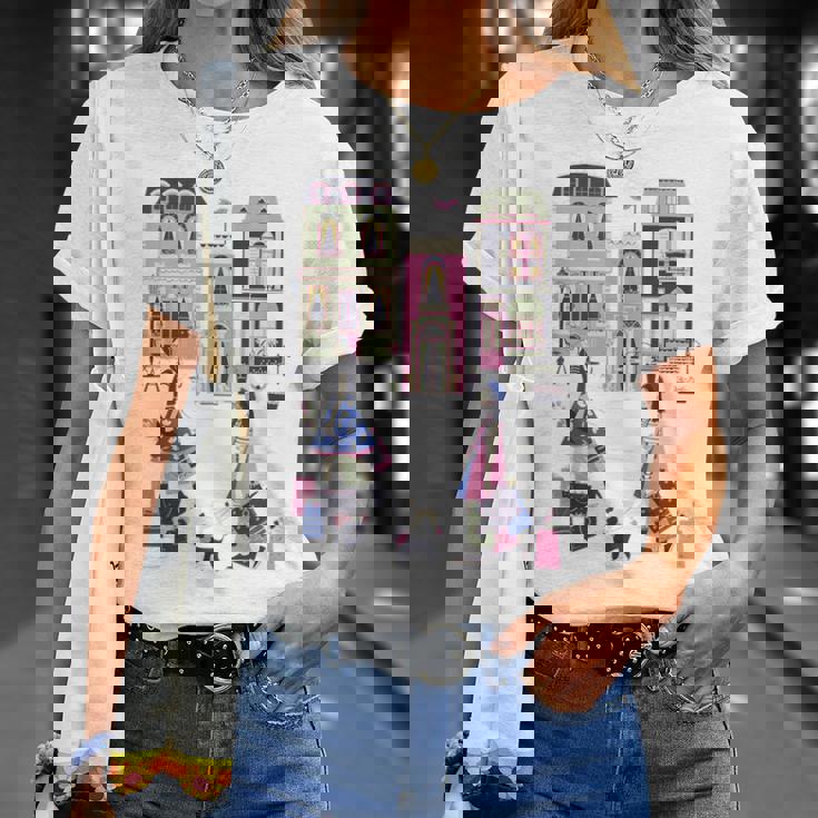 Paris France Fashion Shopping Retro Travel Souvenir T-Shirt Geschenke für Sie
