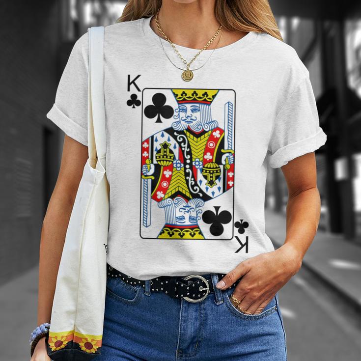 Playing Card King Of Clubs I Cross King S T-Shirt Geschenke für Sie