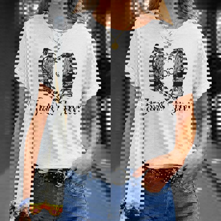 Regalo Best Friend Forever Matching Bff Para 2 Infinity Bestie Cuello Camiseta unisex Regalos para ella