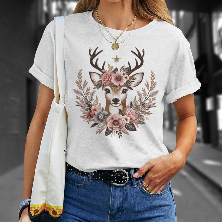 Reh Damen Reh Kostüm Kinder Carnival Reindeer T-Shirt Geschenke für Sie