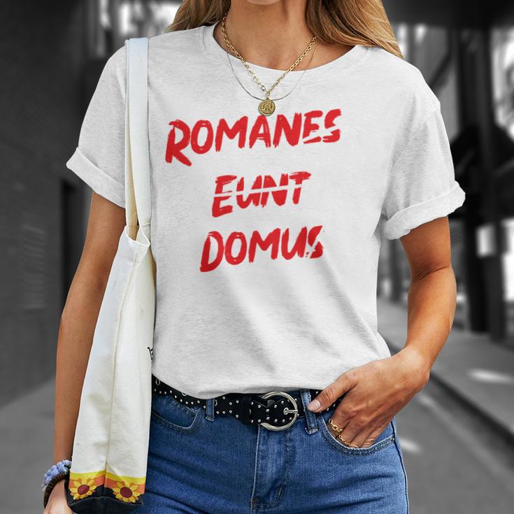 Romanes Eunt Ite Domus Clothing T-Shirt Geschenke für Sie