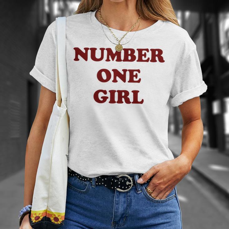 Rosé Number One Girl T-Shirt Geschenke für Sie