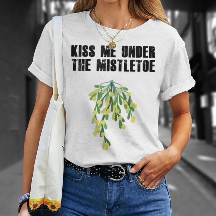 Rude Christmas Shirt Kiss Me Under The Mistletoe Tank Top T-Shirt Gifts for Her Rude Christmas Shirt Kiss Me Under The Mistletoe Tank Top T-Shirt Gifts for Her