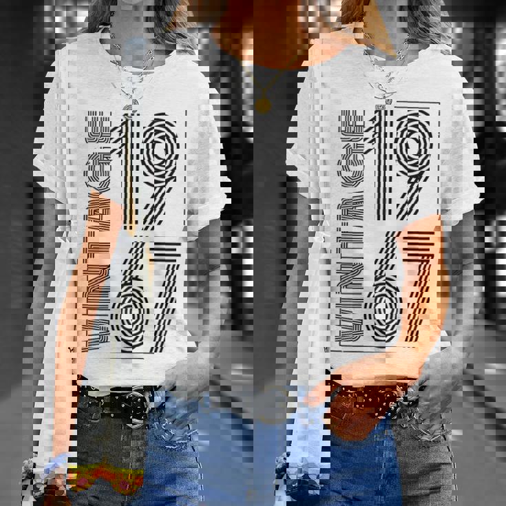 Sintage De 1967 Para Retro Divertidas Cumpleaños De 1967 Camiseta unisex Regalos para ella