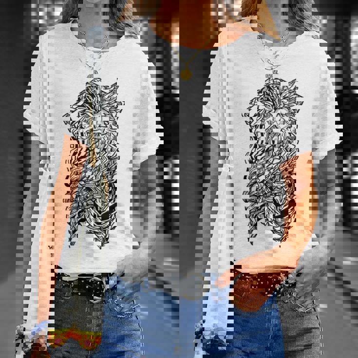 Sirvientaalkiria Ikinga Guerrera Del Norte Camiseta unisex Regalos para ella