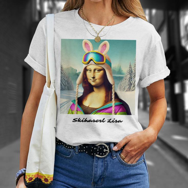 Skihaserl Lisa Mona Apres Ski Haserl Ski Holiday Team Outfit T-Shirt Geschenke für Sie