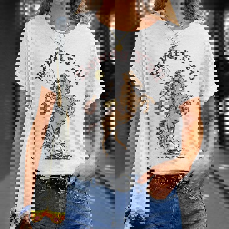 Vintage Howdy Y'All Rodeo Western Country Southern Cowgirl T-Shirt Gifts for Her