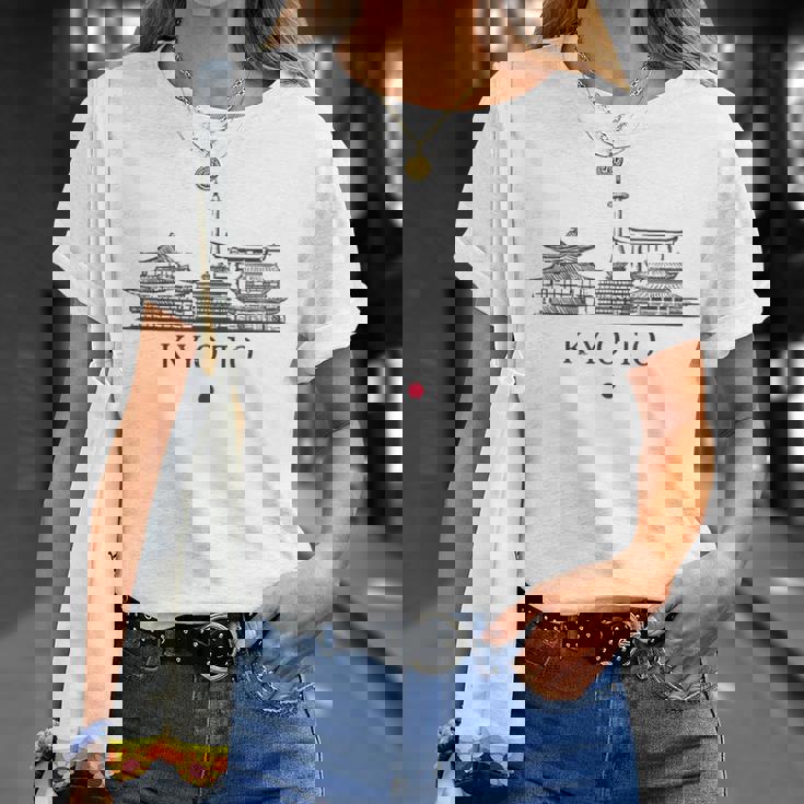 Vintage Kyoto Japónacaciones Japón Lover Camiseta unisex Regalos para ella