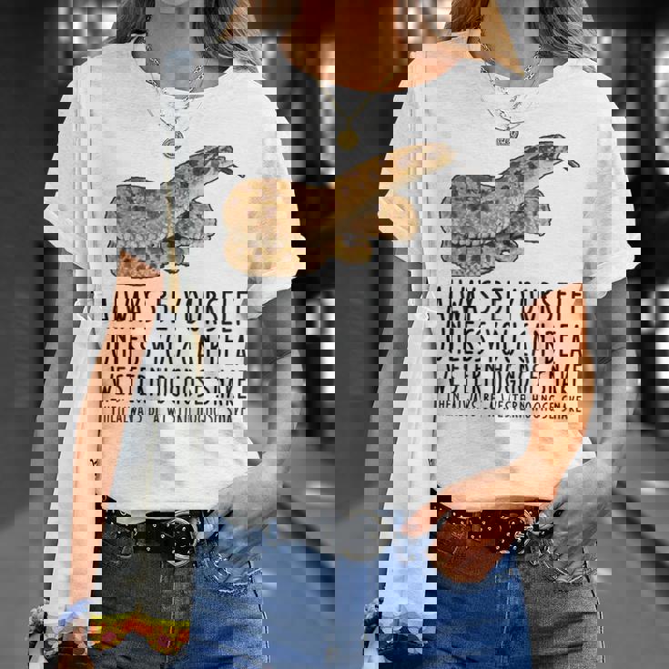Be Yourself Always And Be A Western Hognose Snake T-Shirt Gifts for Her