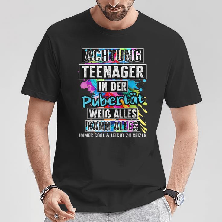 13Th Birthday Girl Nager Puberty 13 Year Old Boys T-Shirt Lustige Geschenke