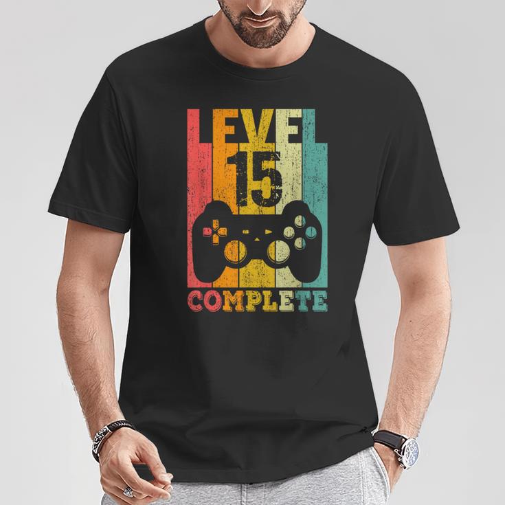 15Th Birthday Boy Girl Level 15 Years 2008 T-Shirt Lustige Geschenke