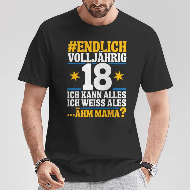 18 Geburtstag Junge Mädchen 18 Jahre 2007 Lustig Geschenk T-Shirt Lustige Geschenke