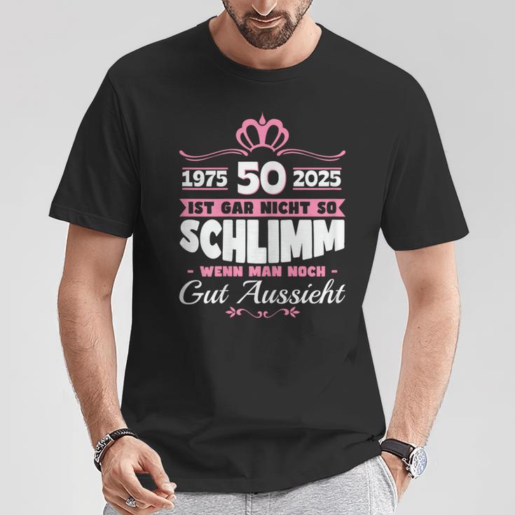 50Th Birthday Woman 50Th Birthday Women'sintage 1975 Women's T-Shirt Lustige Geschenke