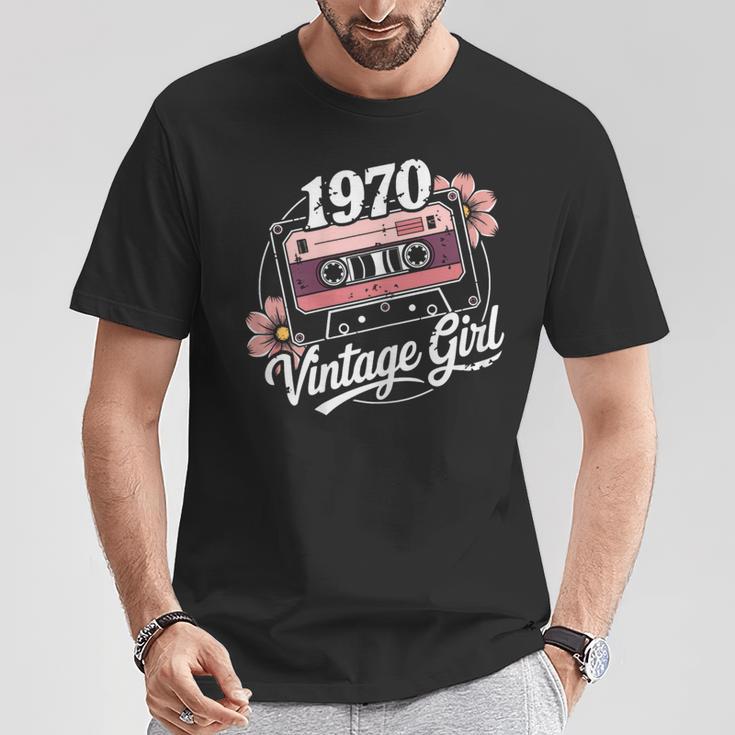 55 Años Intage 1970 Cumpleaños 55 Retro 1970 Camiseta unisex Regalos divertidos