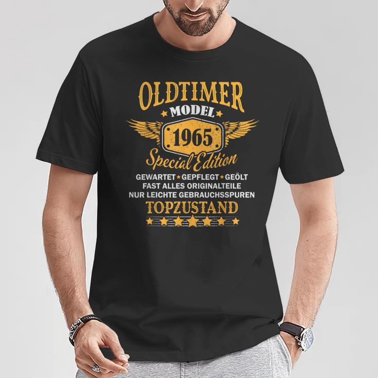 60 Geburtstag Mann 60 Jahre Alt Oldtimer 1965 Lustig Deko T-Shirt Lustige Geschenke