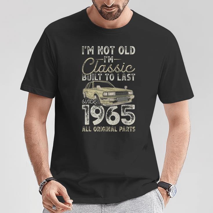 60 Geburtstag Seit 1965 Oldtimer 60 Jahre Alt T-Shirt Lustige Geschenke