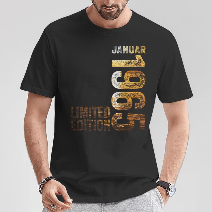 60Th Birthday Man 60 Years Limited Edition January 1965 T-Shirt Lustige Geschenke