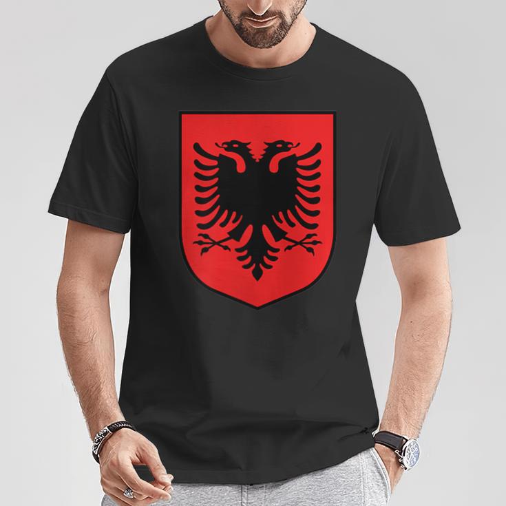 Albania Flag Alban Kosovo Albanian Shqiptar T-Shirt Lustige Geschenke