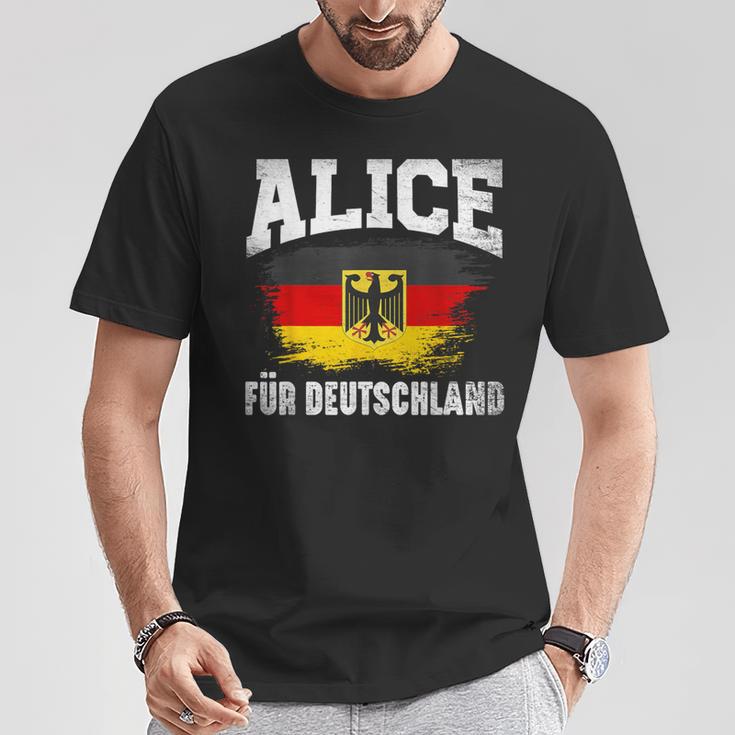 Alice For Germany T-Shirt Lustige Geschenke