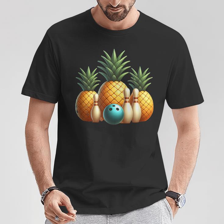 Ananas Bowling T-Shirt Lustige Geschenke