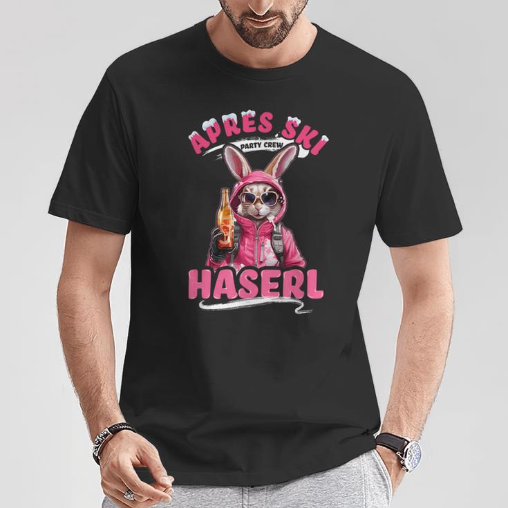 Apres Ski Haserl Rabbit Skihaserl Women's Party Crew T-Shirt Lustige Geschenke