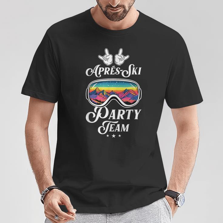 Après-Ski-Partyteam Ski-Crew T-Shirt Lustige Geschenke