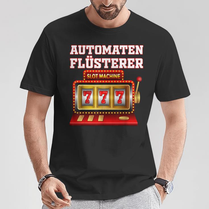 With Automaten Whisperer Spielo T-Shirt Lustige Geschenke