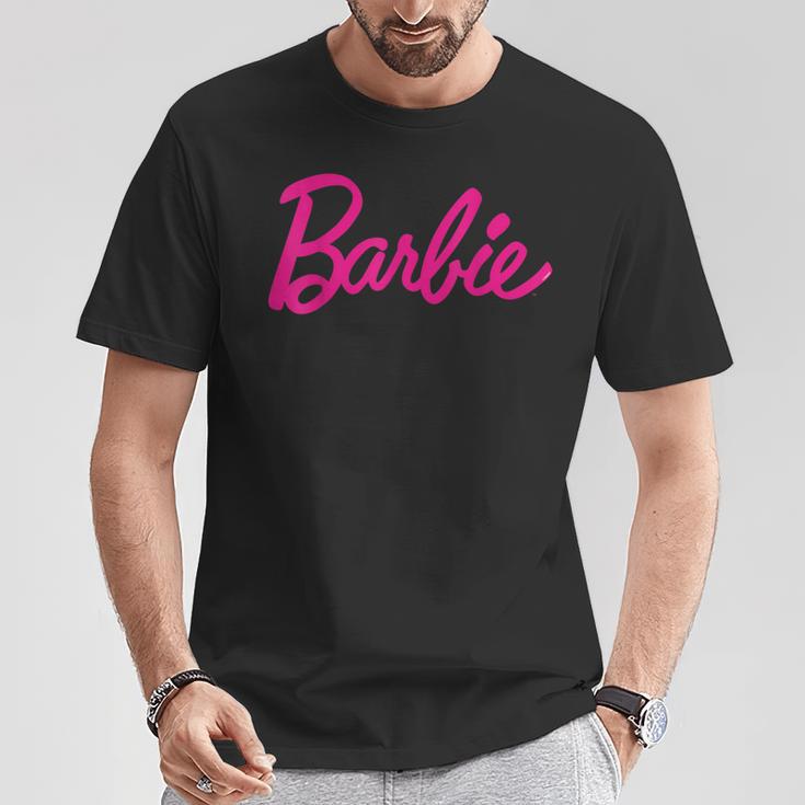 Barbie Official Barbie Logo Ladies Multi Colour T-Shirt Lustige Geschenke