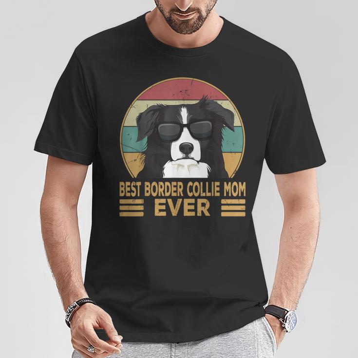 Best Border Collie Mom Ever Dog Mum T-Shirt Lustige Geschenke