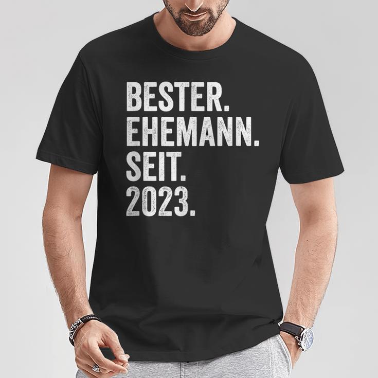 Best Husband Since 2023 1 Wedding Anniversary 1 Year T-Shirt Lustige Geschenke