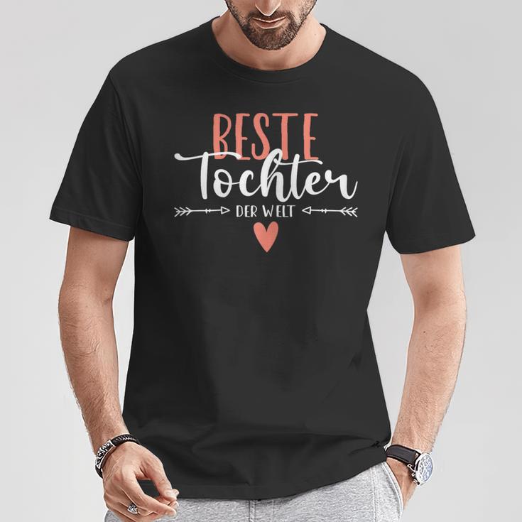 Beste Tochter Der Welt Heart T-Shirt Lustige Geschenke