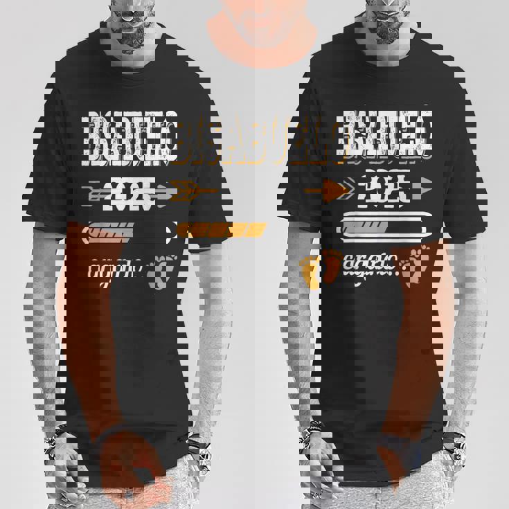 Bisabuelo 2025 Cargando Regalo Nacimiento Bisnieto Bisnieta Camiseta unisex Regalos divertidos