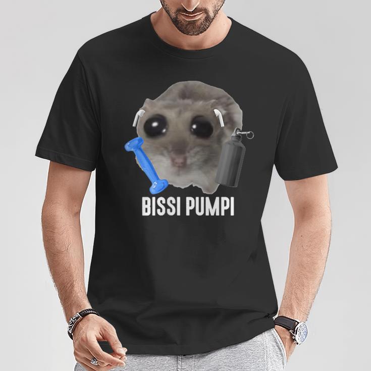 Bissi Pumpi X Sad Hamster Meme Fitness Gym Sports Training T-Shirt Lustige Geschenke