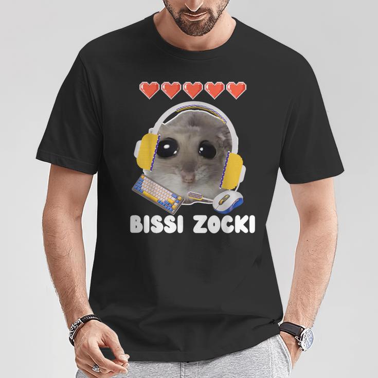 Bissi Zocki Sad Hamster Cute Hamstie T-Shirt Lustige Geschenke