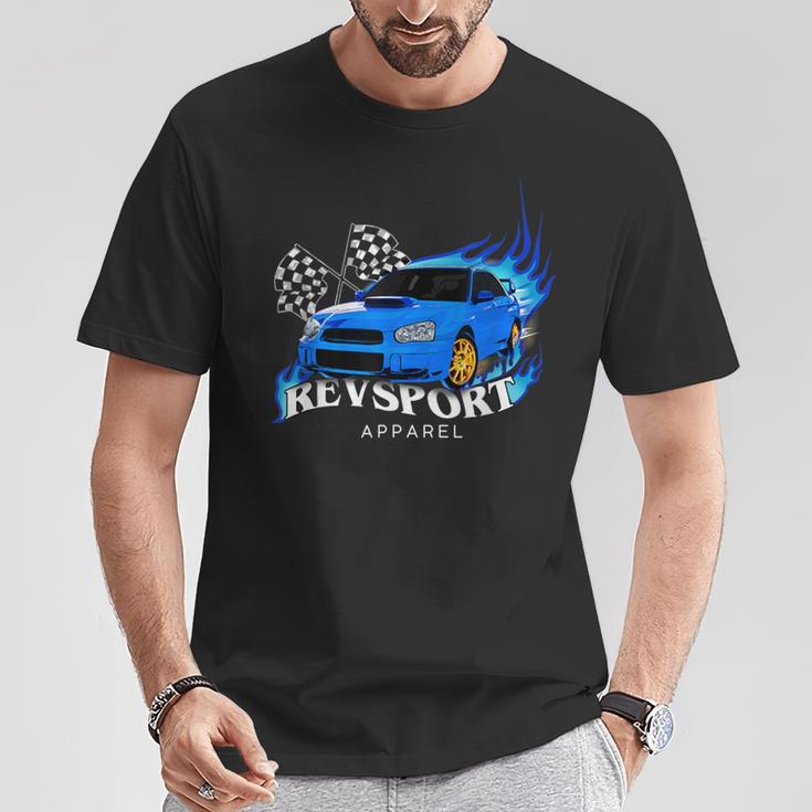 Blue WrxSti S T-Shirt Lustige Geschenke